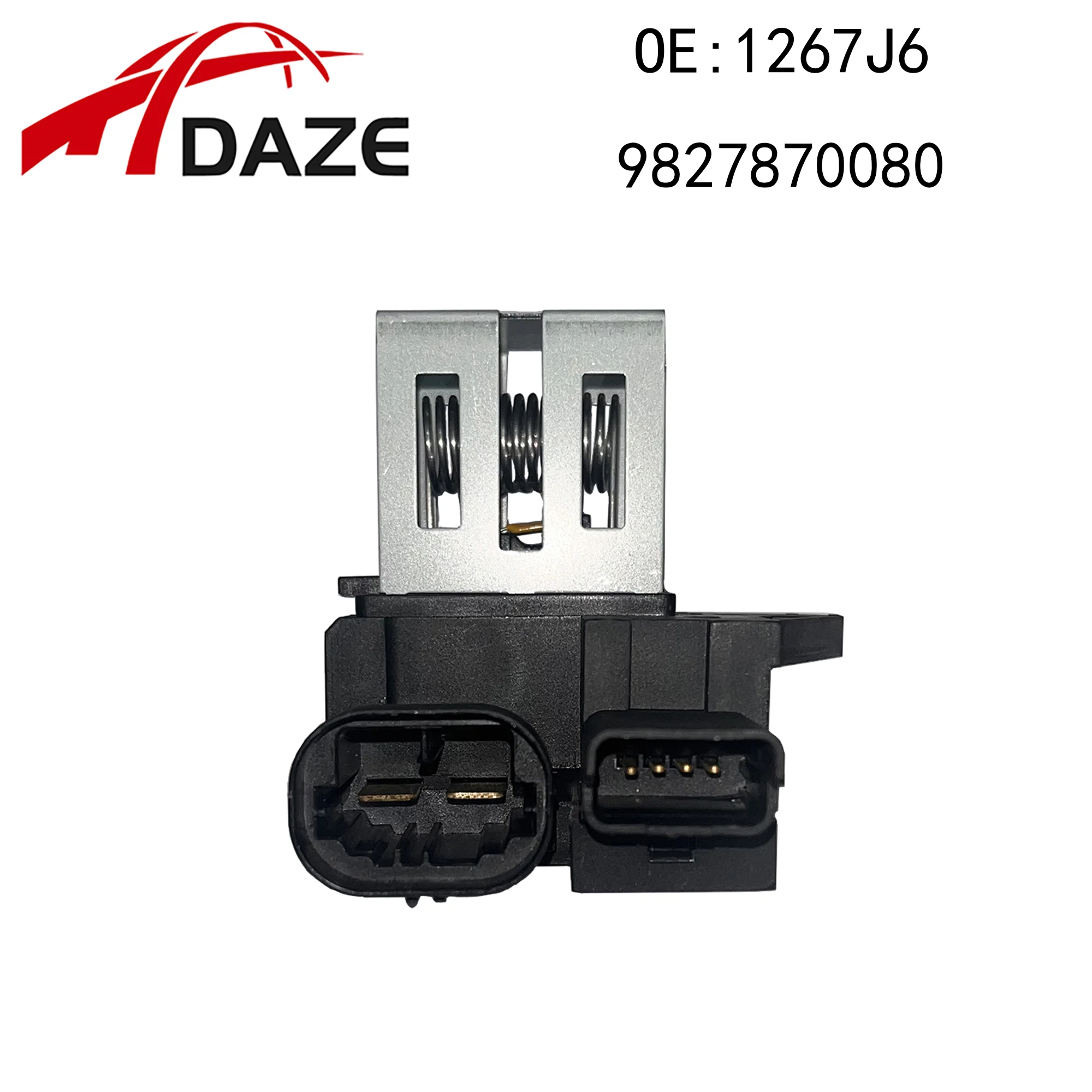 DAZE 1267J6 98372A01 9827870080 Heater Motor Blower Resistor For Citroen C2 C3 C4 C5 DS3 Peugeot 207 208 301 407 508 2008