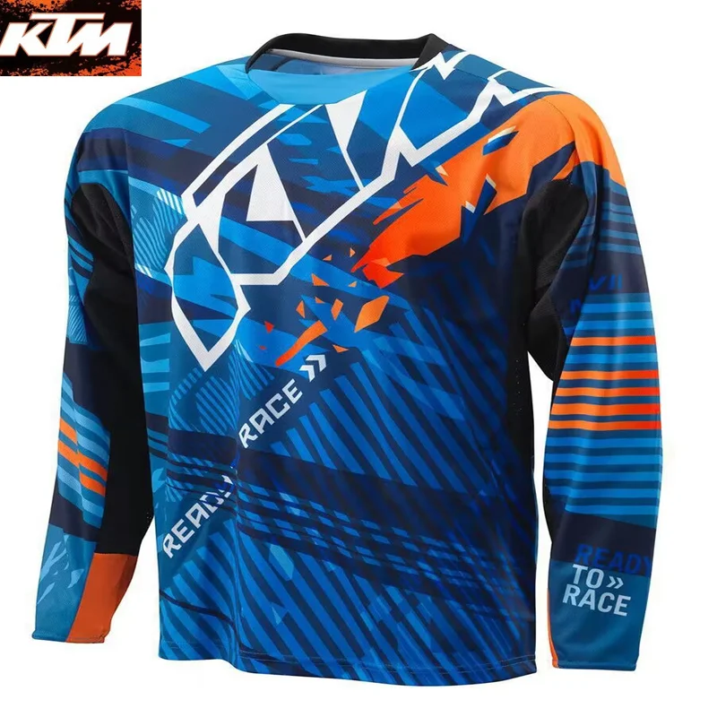 2024 Downhill Jersey MTB Offroad Motorcycle Motocross Racing Quick Dry KTM Cycling Jersey Long Sports T-shirt Road Riding