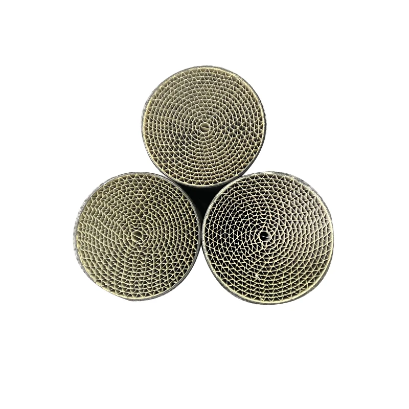 3pcs Motorcycle Catalyst 45-60MM Metal Core Honeycomb Universal 400 CPSI Motorcycle Catalyst