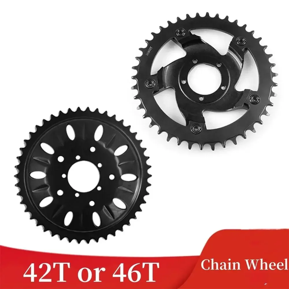 Bafang Electric Bike Chain Ring Bicycle Chain Wheel 46T 42T  For BAFANG 1000W BBSHD Mid Drive Motor