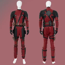 Dead Cosplay Pool Cosplay Ragazzi Uomini adulti Fantasy Abiti Maschio Supereroe Travestimento Costume Guanti Halloween Gioco di ruolo Fantasia Suit