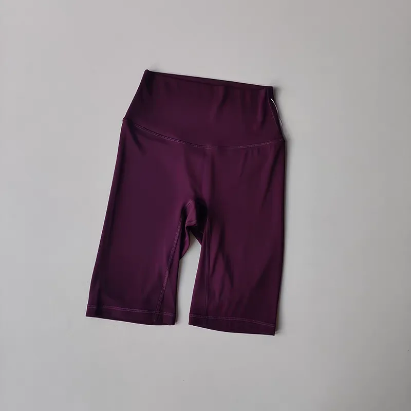 Damen High-Waist Enge Radhose mit „Naked Feeling“-Gefühl, Atmungsaktive Yoga-Sportshorts, Sommer-Laufshorts, Hochwertige Fitness-Shorts – Detail 18