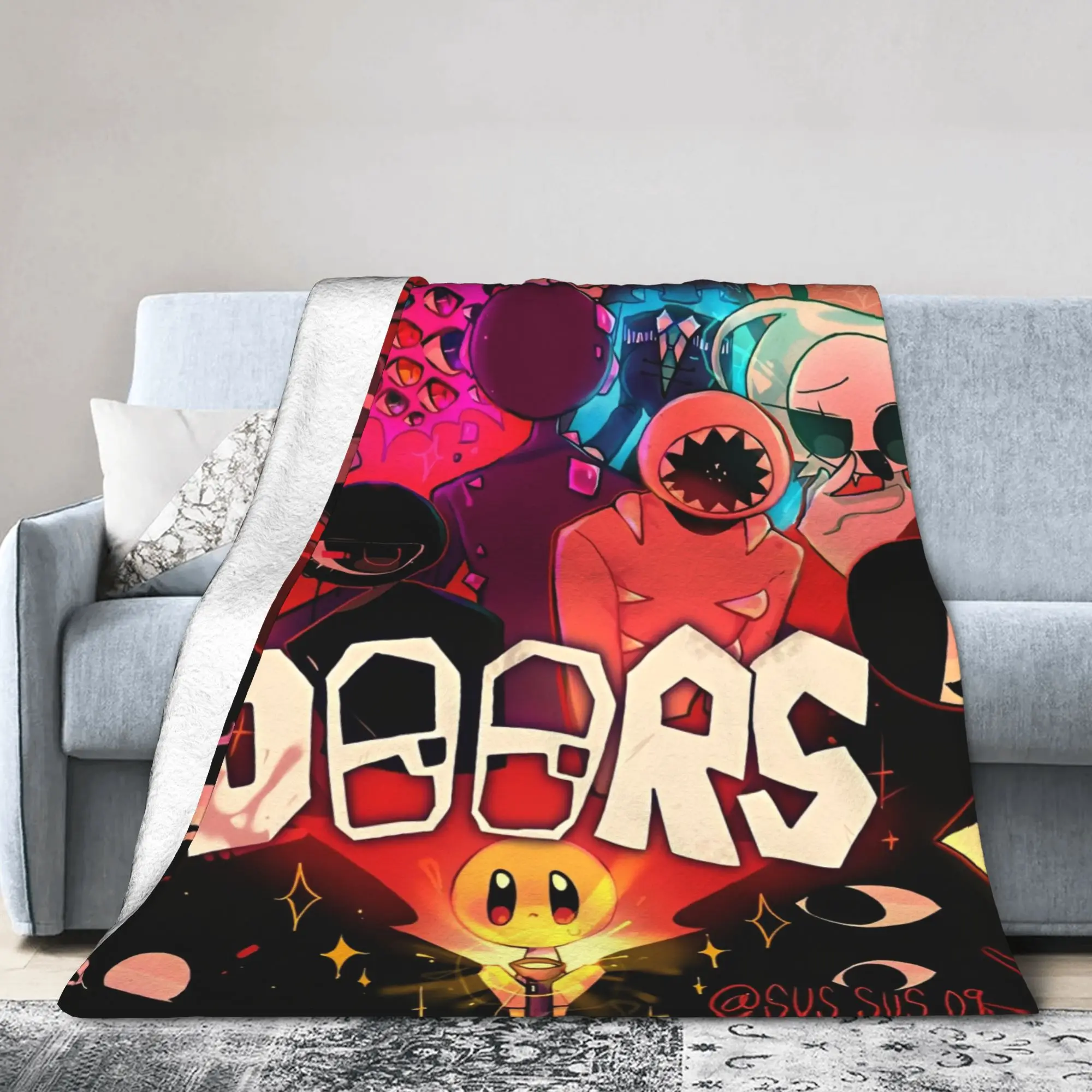 DOORS Horron Game Merch Blankets Soft Fleece  Throw Blanket Cozy Bedding Throws