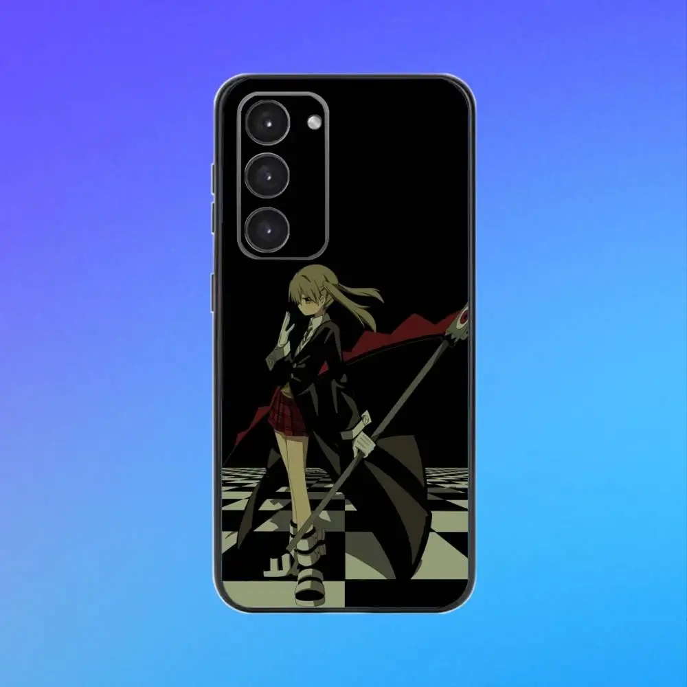 Custodia per telefono Soul Comics E-EaterS per Samsung A73, A72, A71, A70, A53, A52, A51 Custodia morbida nera