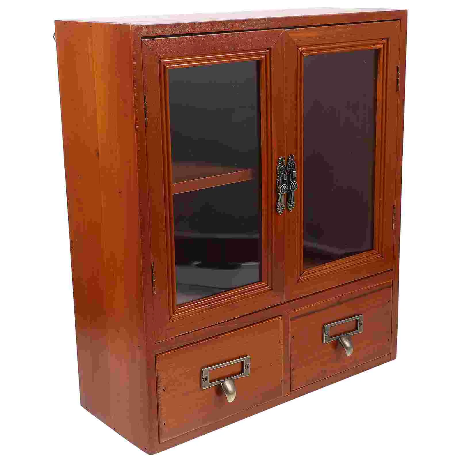 Cabinet for Wall Low Storage Decorative Furniture Wooden Kitchen House Medicine Cabinets Vintage