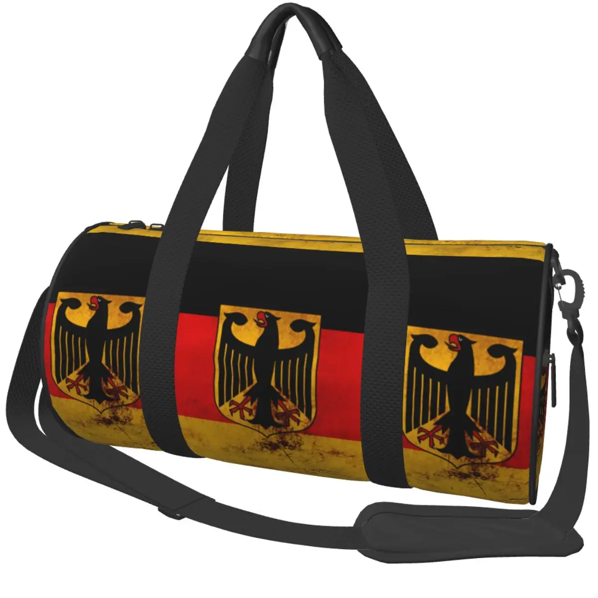 

Germans Kaiser Imperial Flag Gym Bag Oxford Sports Bags Large Capacity Luggage Custom Handbag Retro Fitness Bag For Men