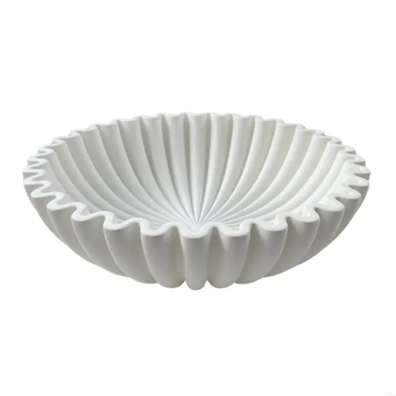 Bowl Decorative Bowl for Home Decors Scalloped Ruffle Bowl Centerpieces