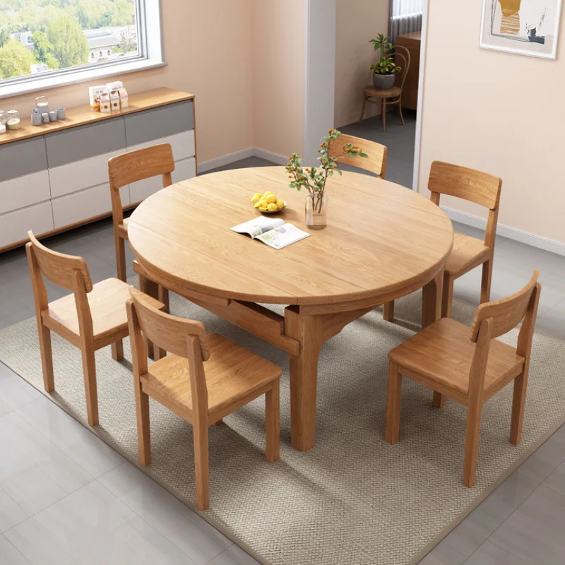 

*Modern Chair Wood Table Dining Extendable Dining Table Set Dining Table Set for 4
