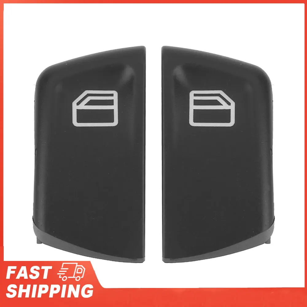 2pcs Car Window Switch Button Covers for Mercedes Vito Viano W639 Sprinter II 906 2003‑2013 807624374022