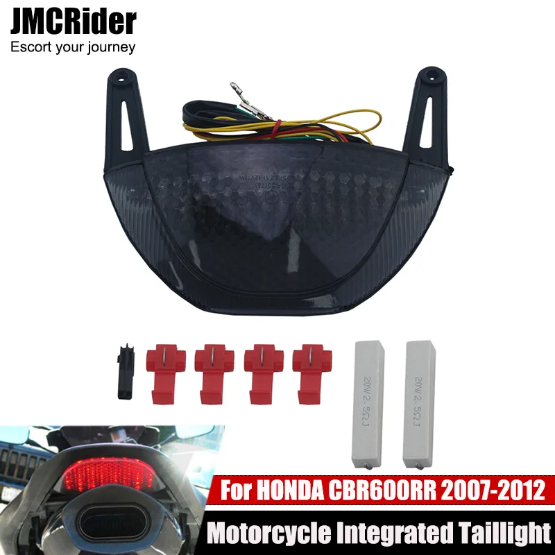 

For Honda CBR600RR CBR 600 RR 2007 2008 2009 2010 2011 2012 Motorcycle Rear Tail Light Brake Turn Signals Integrated LED Light
