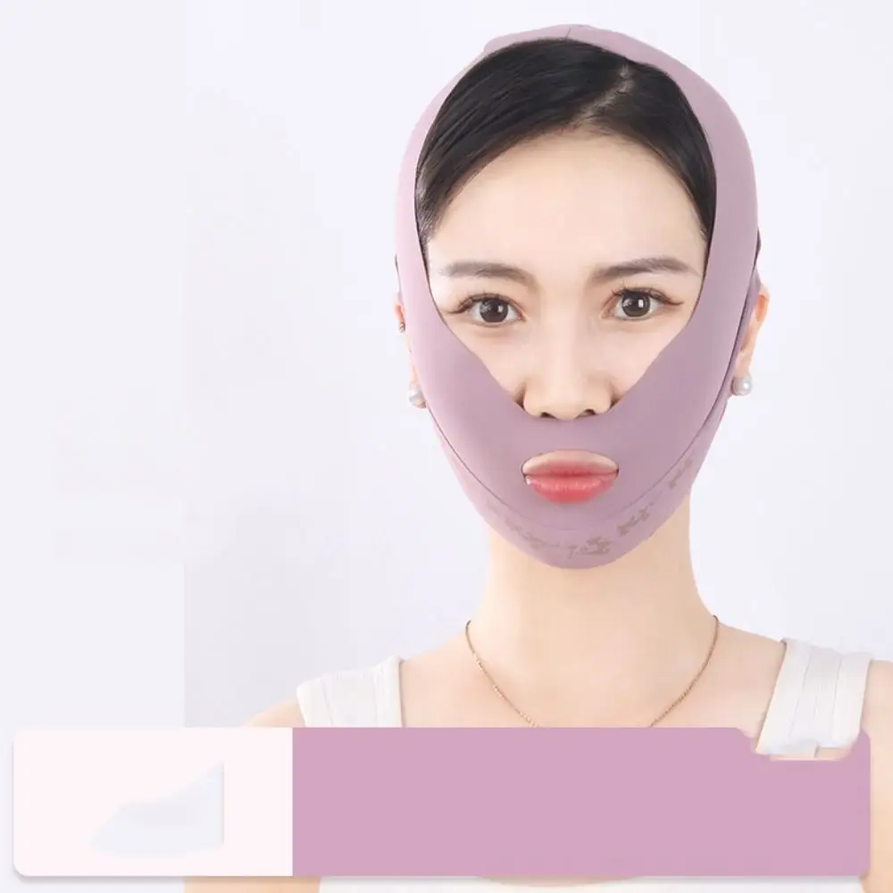 주름 개선 얼굴 슬리밍 밴드 통기성 페이셜 마사지 페이스 리프팅 스트랩 탄력 그래핀 턱 볼 리프팅 벨트 여성용