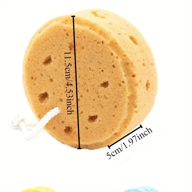 1 Sponge Scrubbing Sponge Honeycomb Foaming Bathing Supplies Soft Exfoliation Tools Natural Materials