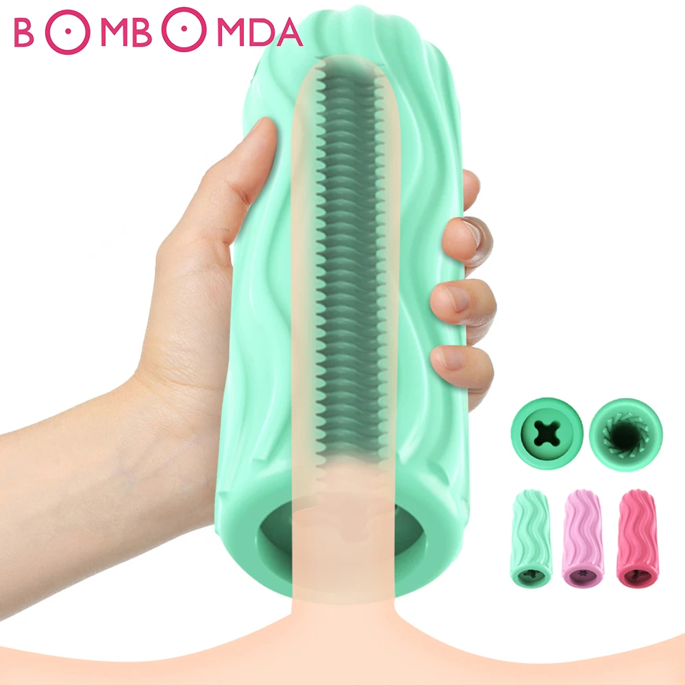 Male Masturbators For Men Vaginator Endurance Exercise Realistic Vagina Pussy Masturbation Sex Masturbation Cup Toys For Men