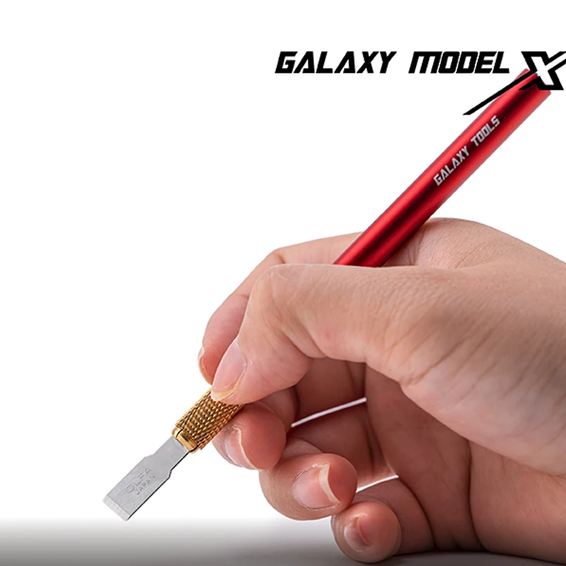 Galaxy T09A05 ~ A08 ручка с плоским изгибом, дизайнерский нож, пластиковый, «сделай сам», хобби, школа, канцелярские товары, искусство, военная модель, строительный инструмент