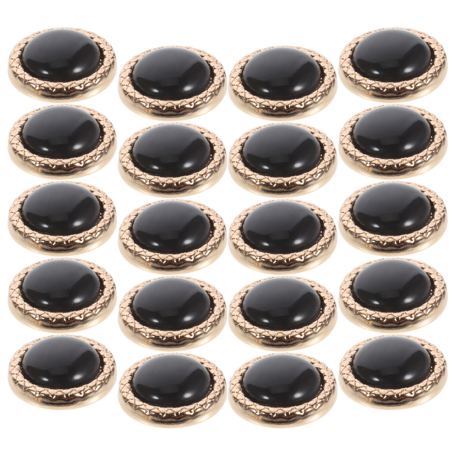 20 قطعة أزرار معدنية مستديرة عتيقة أزرار معطف الخياطة المتينة بديلة لبدلات الخياطة زر معطف معدني #2