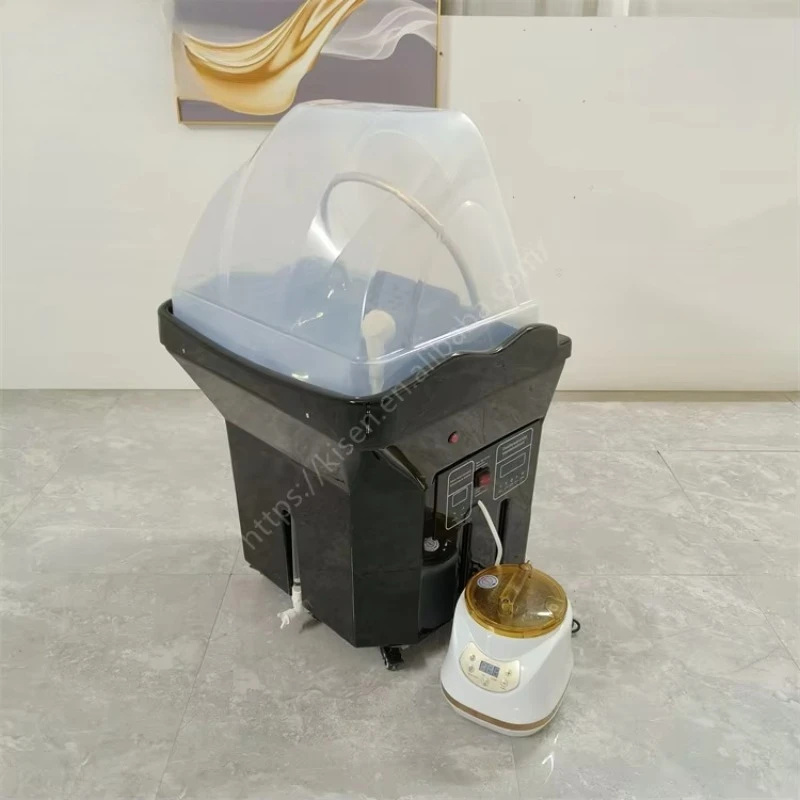 

No Need Connect Pipe 60L Deep Water tank and Fumigation Head Spa Portable Shampoo Sink with Water Heater for Beauty Bed