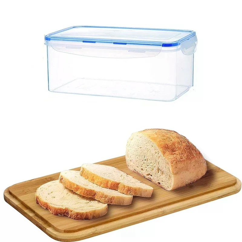 Plastic Bread Storage Box Airt - Food Storage Acrylic Containers review and price