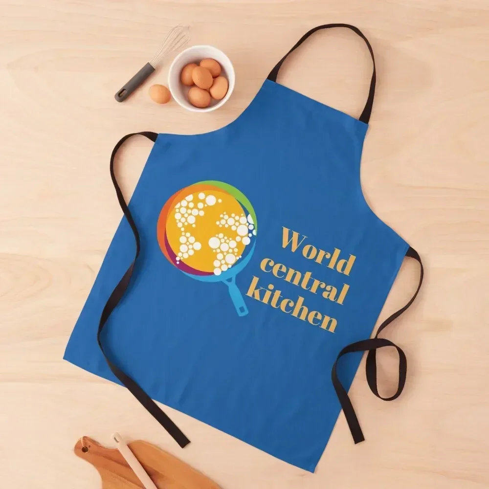 

World central kitchen logo Apron For Cooking cook wear Women's Home Clothes Things For Home And Kitchen Apron