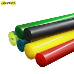 Colored Polyurethane Tube Shore 80A PU Hollow Rod 20-60mm Beef Tendon Elastic Rubber Rod Length 500mm