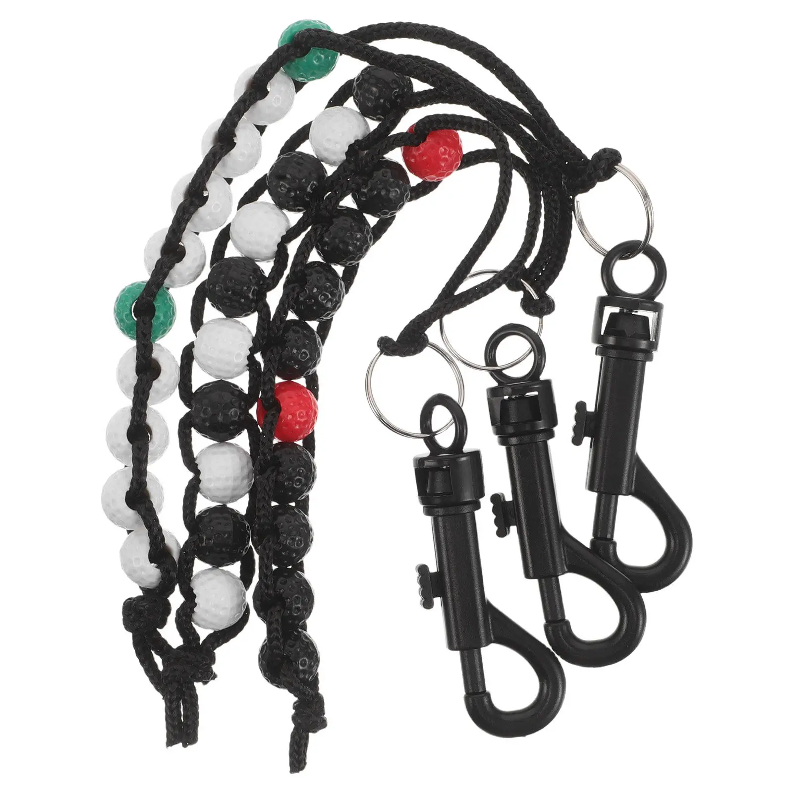 3Pcs Golf Stroke Beads Counter Clip Lightweight Score Keeper for Accurate Tracking Practice Tournament High Visibility Score view 4