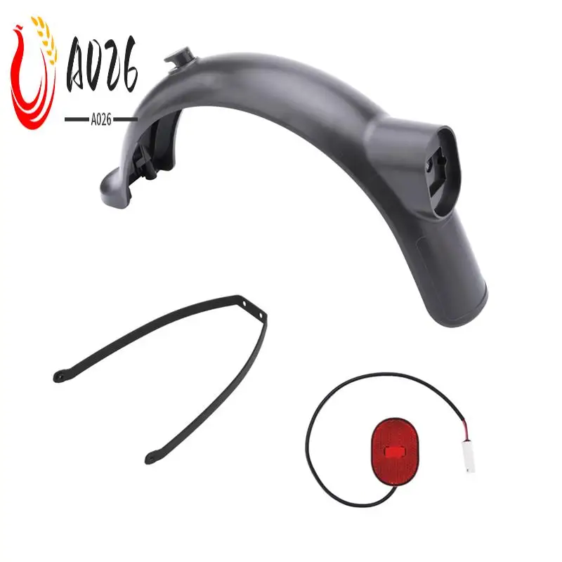 

A026-Rear Fender With Taillight Kit For Xiaomi 4 Pro Mi4 Electric Scooter Rear Guard Mudguard Bracket Support Parts