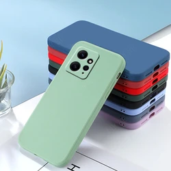 For Xiaomi Redmi Note 12 Case Cover For Redmi Note 12 Capas Shockproof Back Liquid Silicone Soft Fundas Redmi Note 12 4G Global