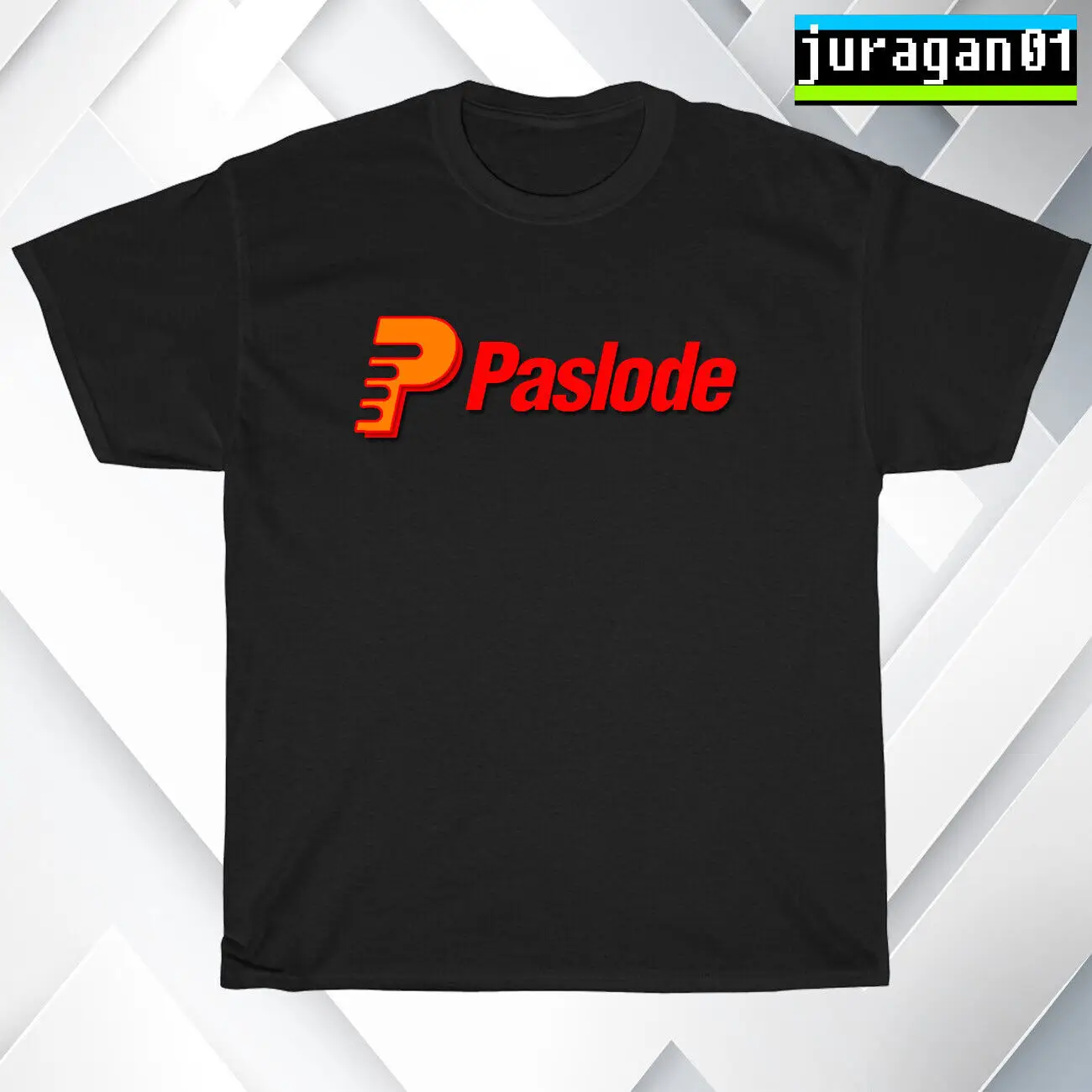 New Paslode Logo  Black/Navy/Sport Grey/White Men's T-Shirt S-5XL