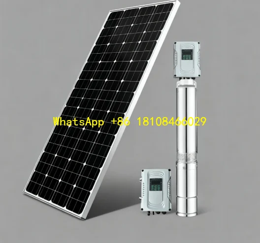 

Dc Solar Panel & Controller Solar Submersible Water Pump Well Depth /Head:48m Flow Rate:5.5m3/h for Garden Pond Decoration