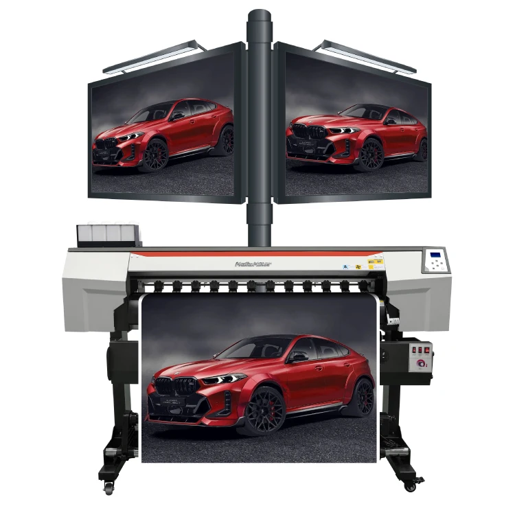 

Best Printer 1.6m Large Format Inkjet Vinyl Tarpaulin Printers Banner Printer Plotter Eco Solvent Printing Machine
