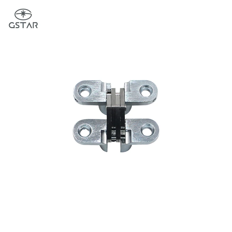 Factory Outlet  Concealed Cross Door Hinge Wire Drawing 180 Opening Stainless Steel Hinge