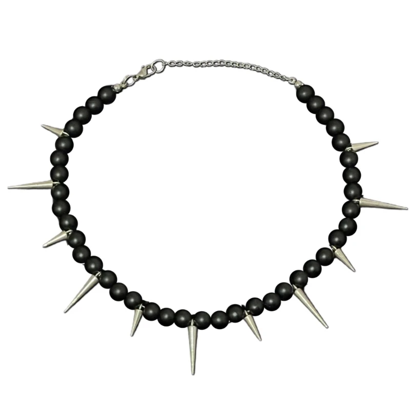 Collar Material aleación estilo gótico, cadena clavícula religiosa Retro para hombres y mujeres, cadena longitud