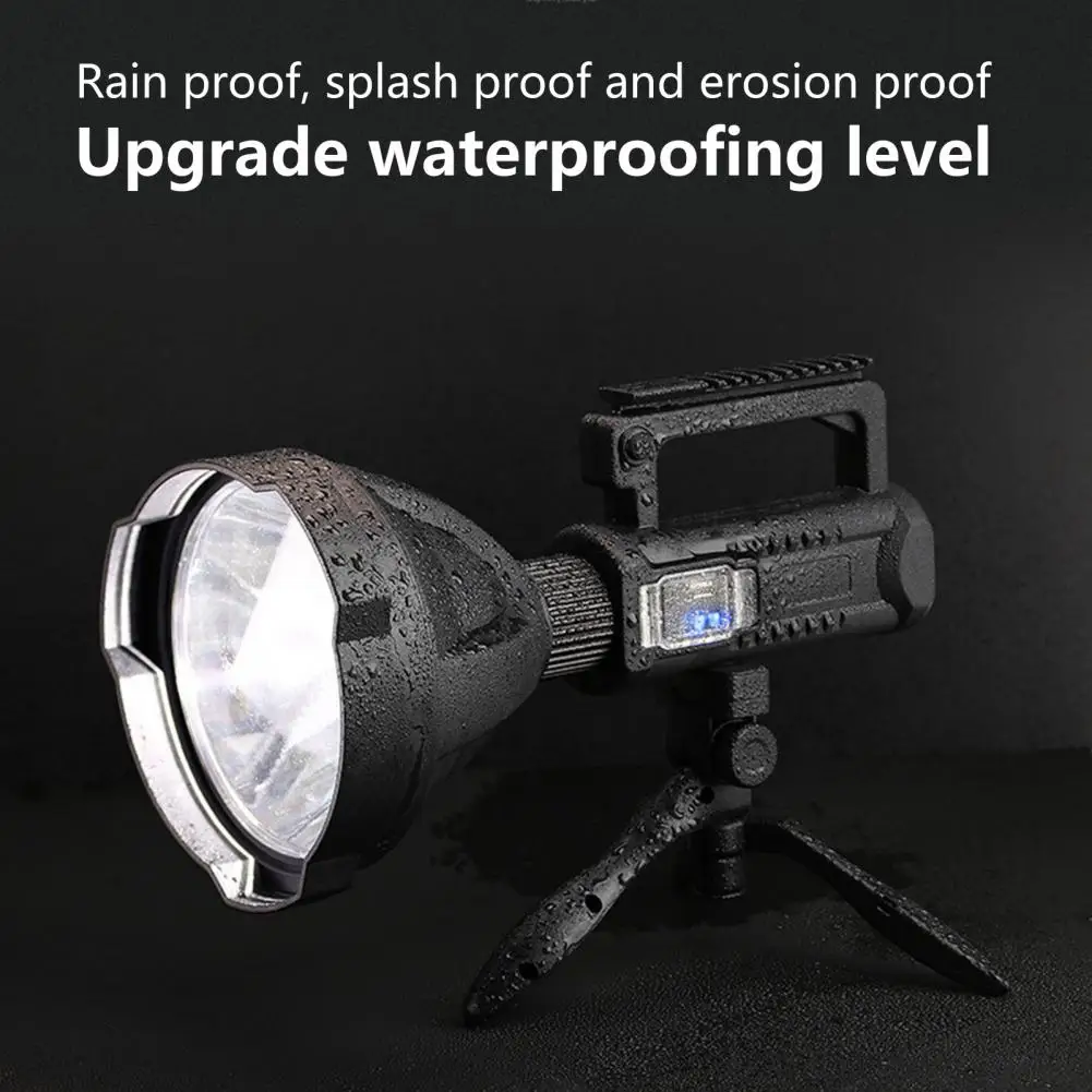 LED Torchlight Long Beam Distance IPX4 Waterproof Ergonomic Handle 4 Dimming Modes ABS Ultra-Bright LED Flashlight For Fishing