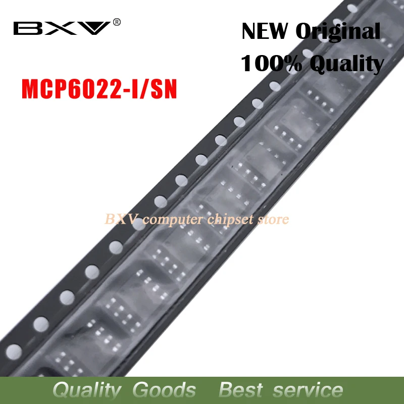 10PCS MCP6022-I/SN SOP-8 MCP6022-I SOP MCP6022 SMD SOP8