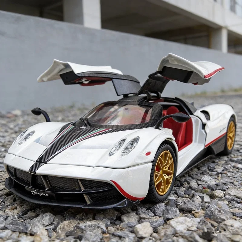 

Модель спортивного автомобиля Pagani Huayra Dinastia из сплава, модель металлического суперавтомобиля, Модель гоночного автомобиля со звуком и фотографией, детские игрушки в подарок, 1/18