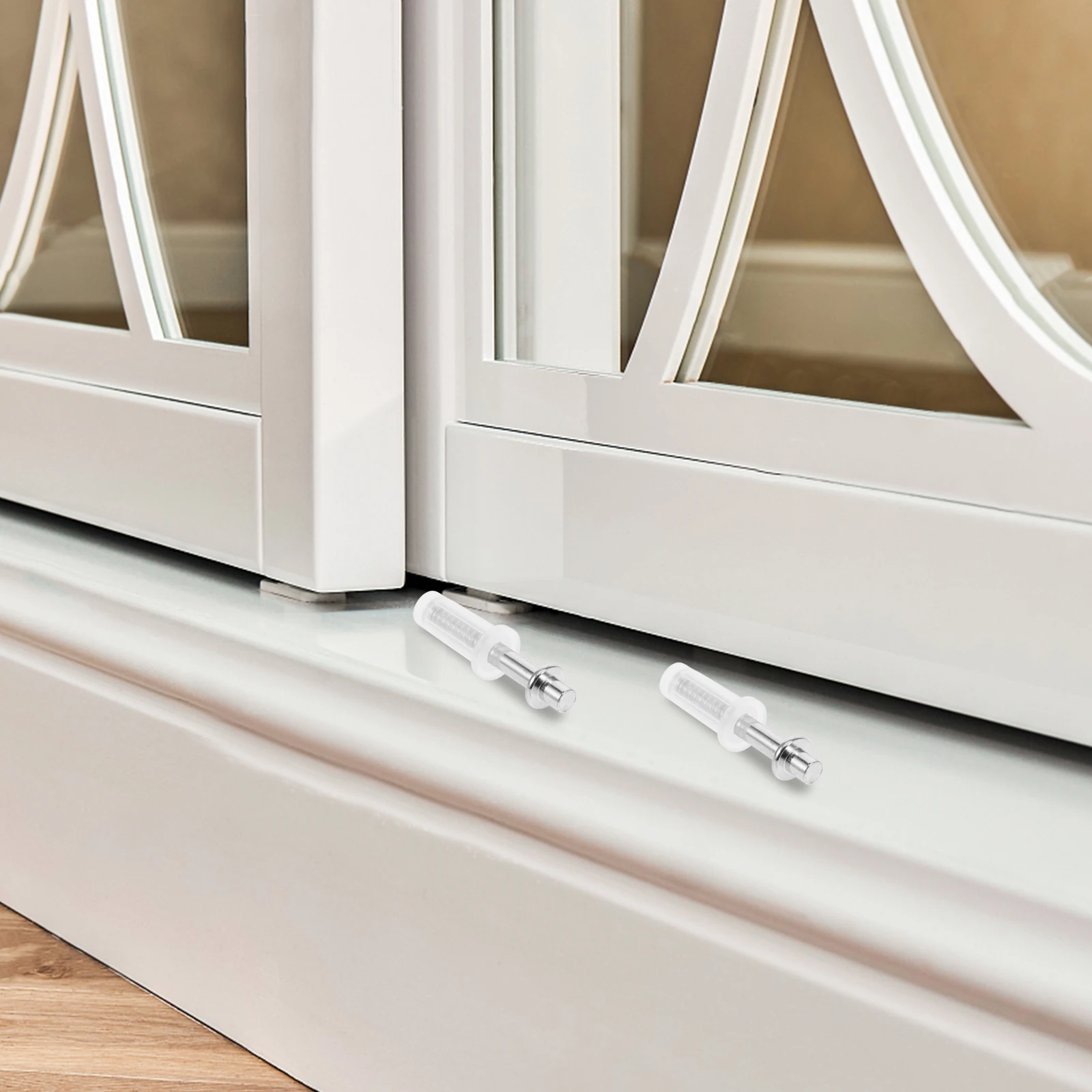 

4 Pcs Bifold Hinges Metal Top Pivots Closet Door Hardware Kit Folding Doors Accordion Door Hardware Residential