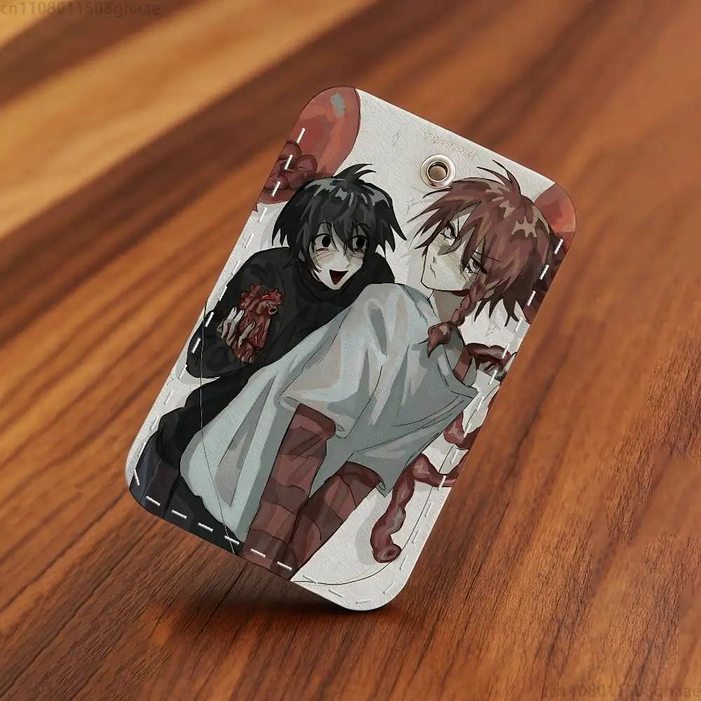 게임 제노 리메이크 홀더 키체인 은행 비즈니스 작업 카드 홀더 학생증 보호 케이스 버스 카드