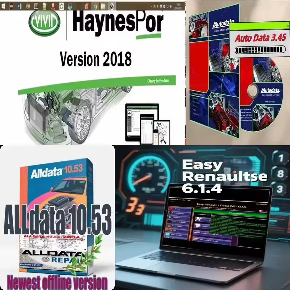 

Última комфортные Easy Ren ault 6.1.4 + Alldata 10.53 reparación + Autodata3.45 +VIVID 2018 Taller haynes/proısı 2025