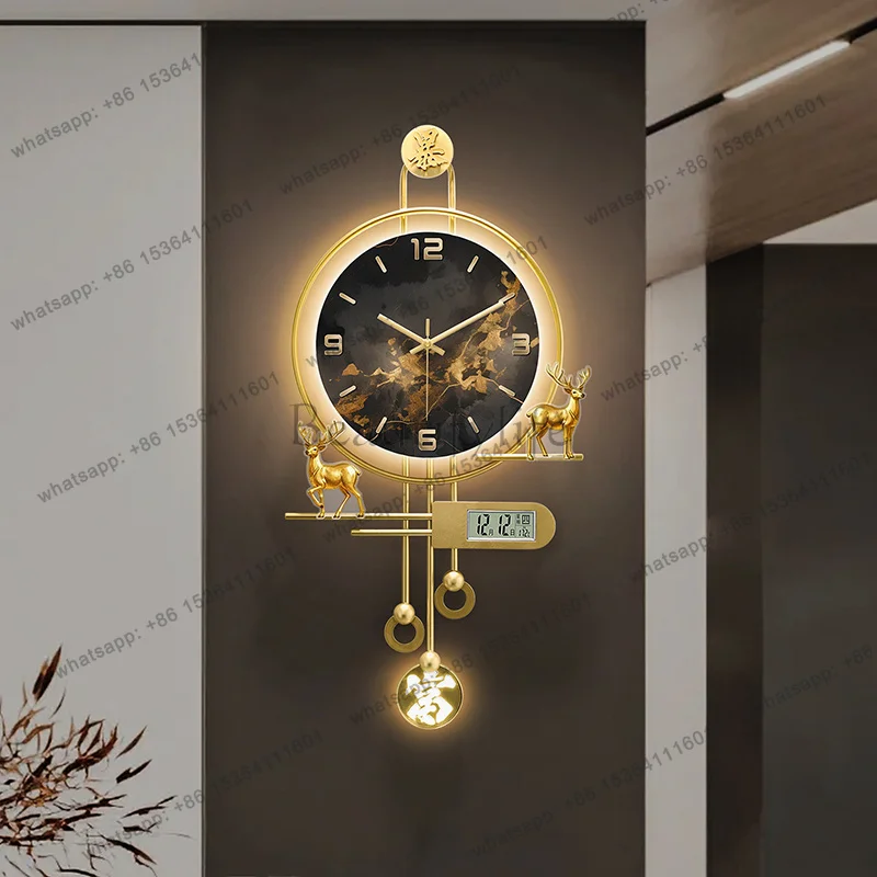 PG Bedrooms Art Mural Wall Watch Led Interior Aesthetic Modern Luminous Wall Clocks Fashion Luxury Reloj Pared Home Decoration