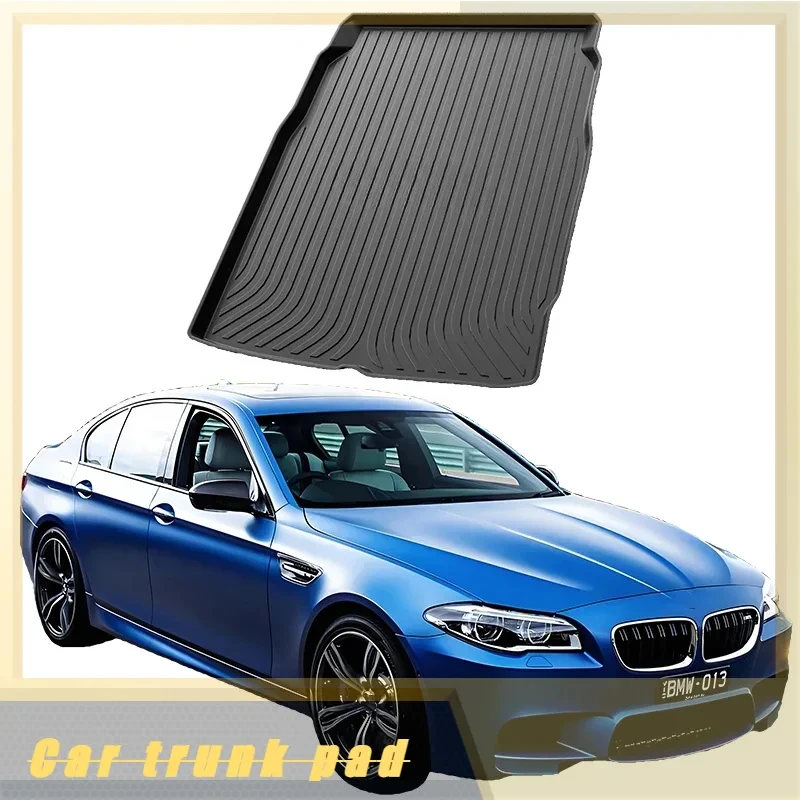 Auto Rear Boot Cargo Liner Tray Trunk Mat Carpet for BMW M5 F10 F18 2011-2016 Cushion Pad Carpet Pad Anti-dirty Anti-water TPE 