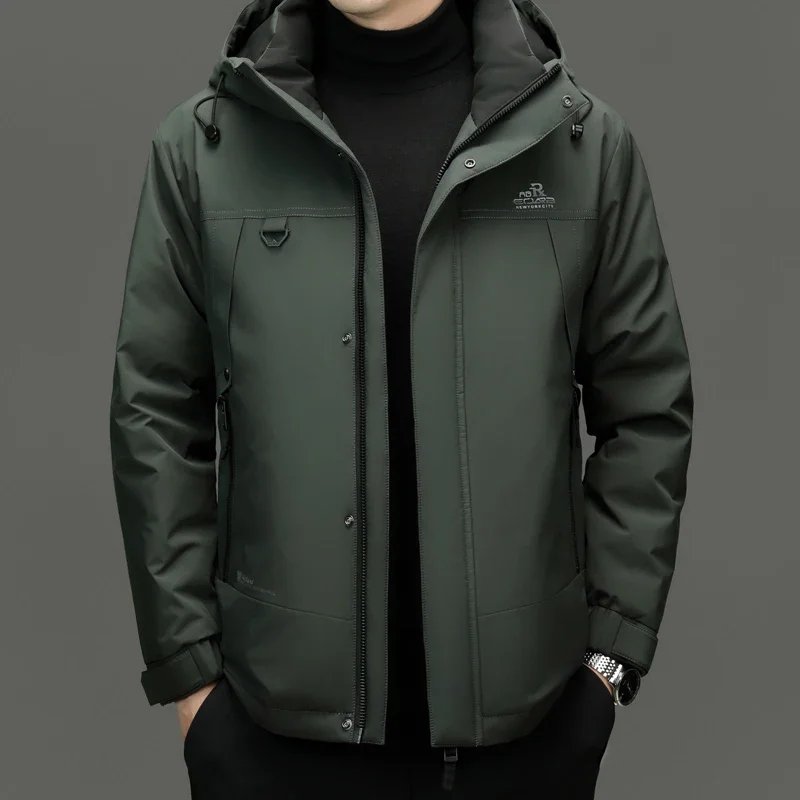 

YEAE Short Down Jacket Duck Down Male Padding New in Down Coats Designer Clothes Men Mens Winter Jacket Hooded Jackets Mens Coat