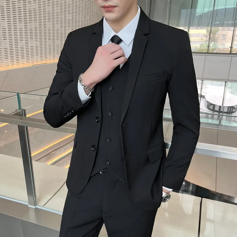 

3390 Formal Korean style best man suit groom host suit jacket