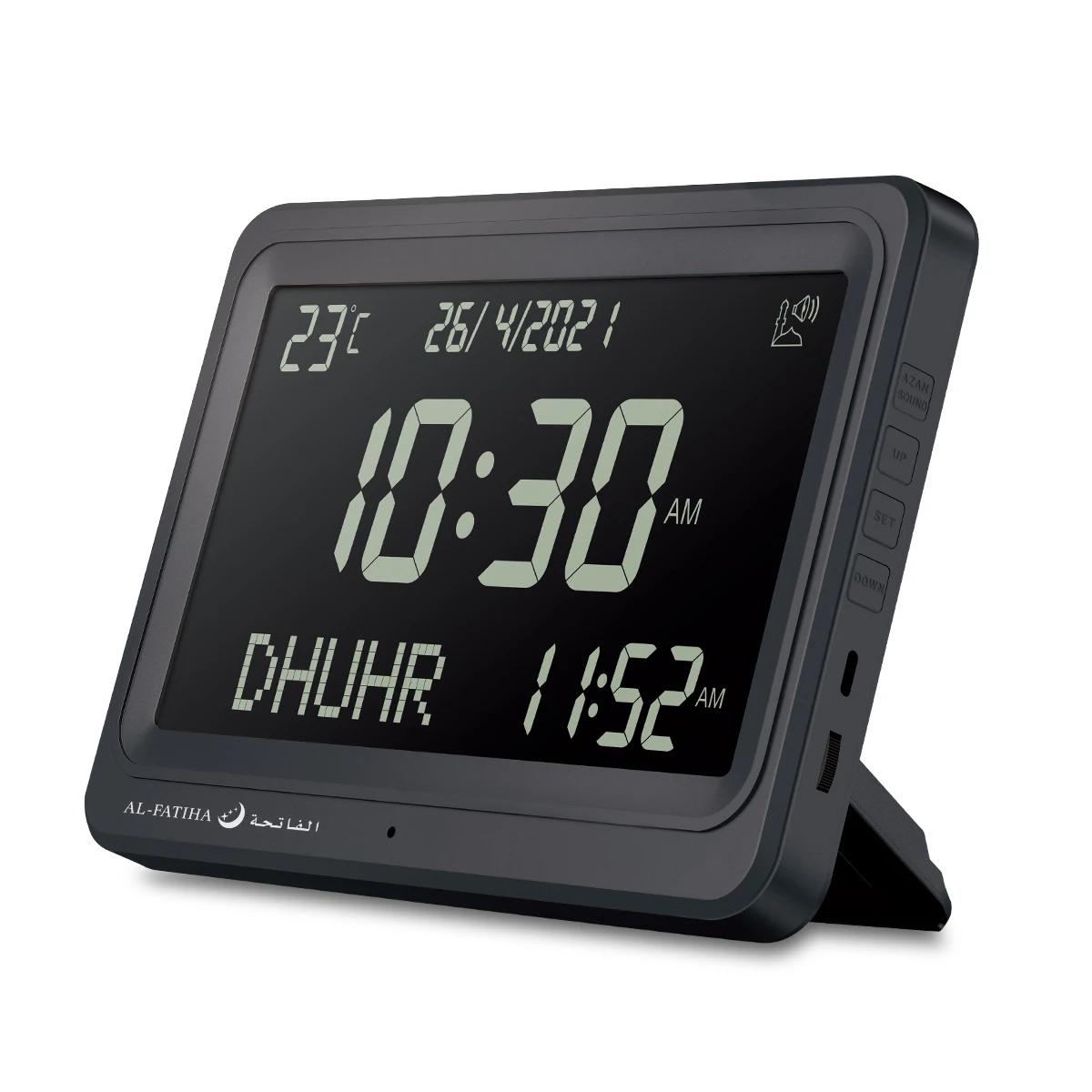 Muslim Digital Clock Azan Alarm Table Clock Prayer Times Alfajr Multifunctional Decorative