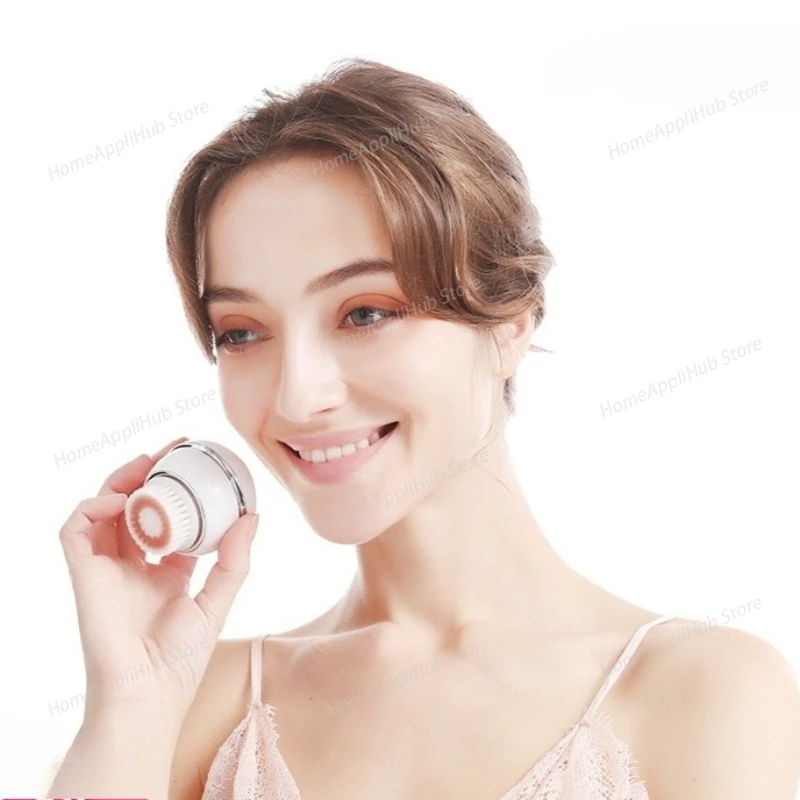 

Электрическая щетка для очищения лица, вибрационное очищающее средство для глубокого очищения пор, отшелушивания кожи и улучшения красоты