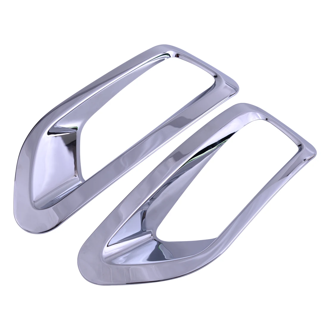 ABS Chrome Bumper Front Rear Tail Fog Light Lamp Cover Trim Bezel Garnish Car Auto Fit For Jeep Compass 2011 2012 2013 2014