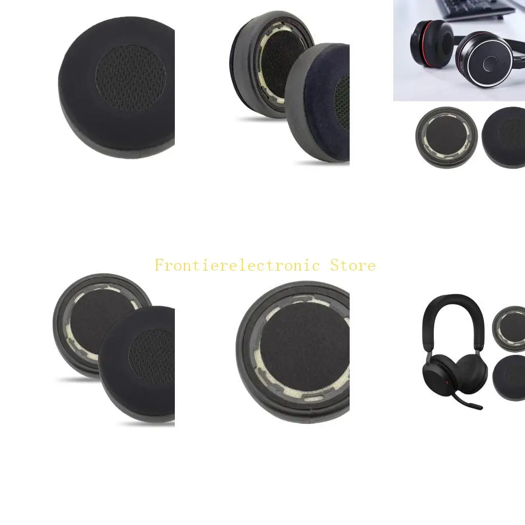 G8DB Soft Breathable Earpads for Evolve 75/75+/75UC/75MS/75SE Headphone Replacement Ear Cushions Cooling Gel Feature