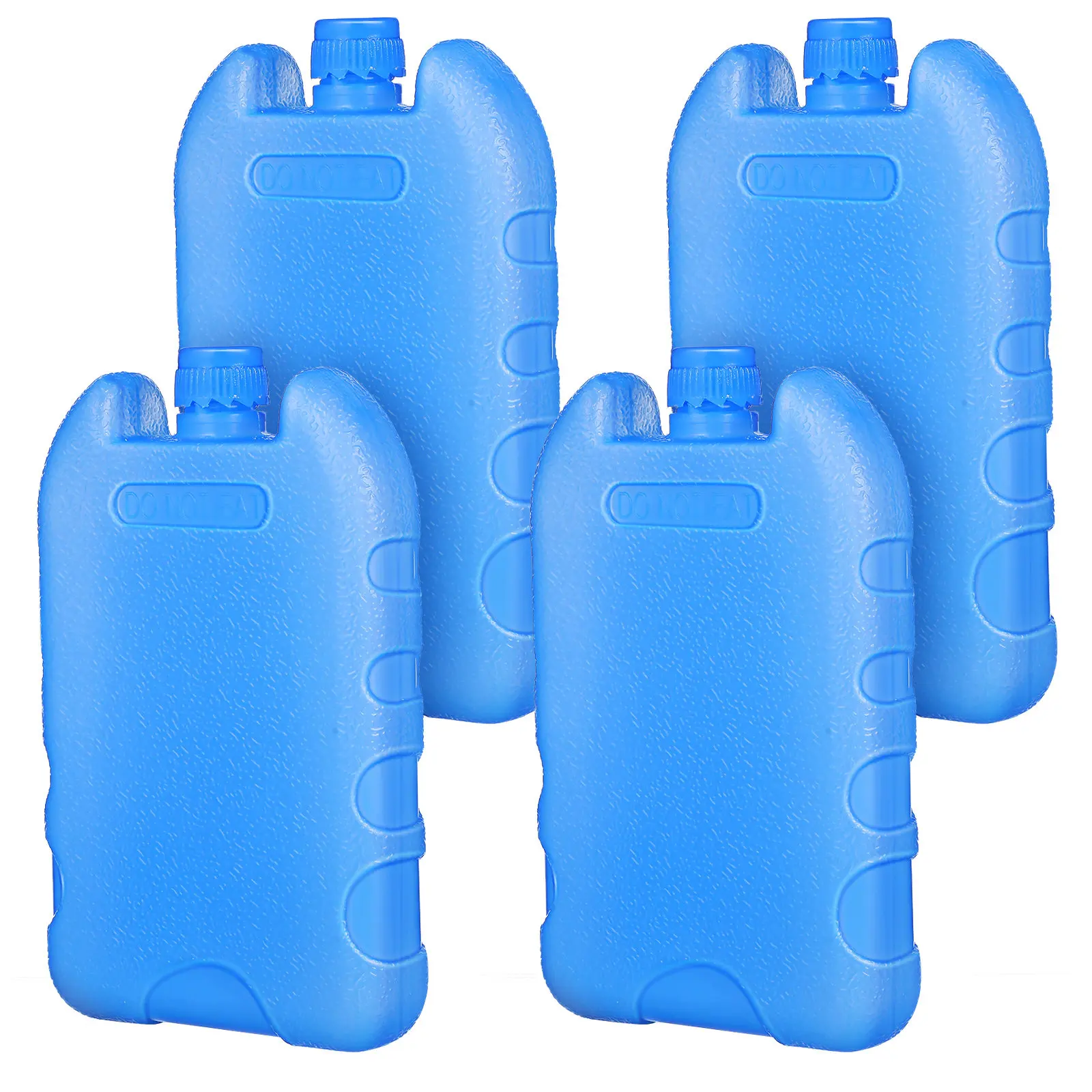 4Pcs Ice Packs for Coolers Medium Size Reusable Freezer Packs for Lunch Box Camping Office Bedroom Cooling Insulation Ice Block