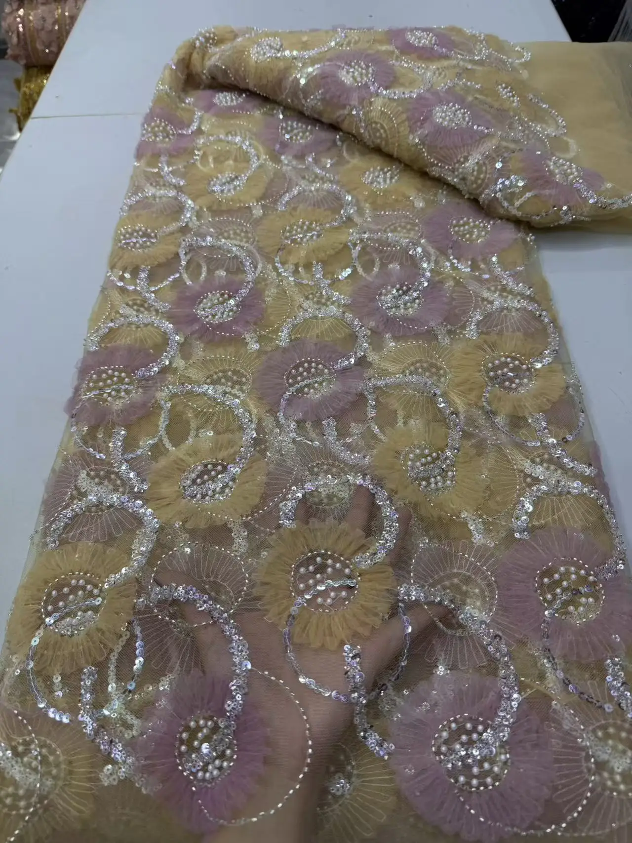 5-yards-de-tissu-en-dentelle-africaine-a-paillettes-tulle-francais-nigerian-de-haute-qualite-pour-robes-de-mariage-de-luxe-et-confection-de-tenues-de-soiree