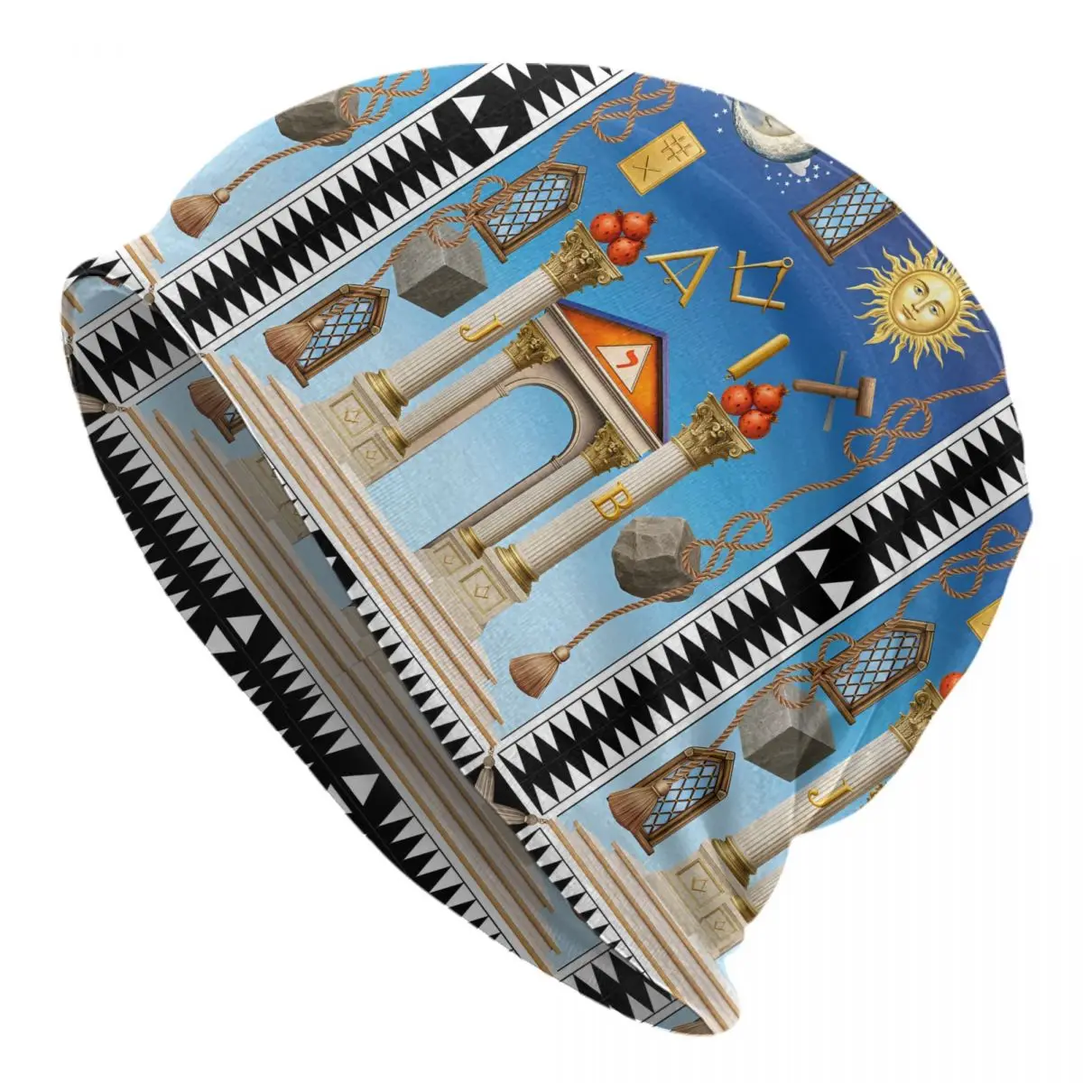 Personnalisé franc-maçon carité Organization chaud Bonnet chapeau tricot chapeaux mode unisexe espoir hiver chaud Skullies bonnets casquettes