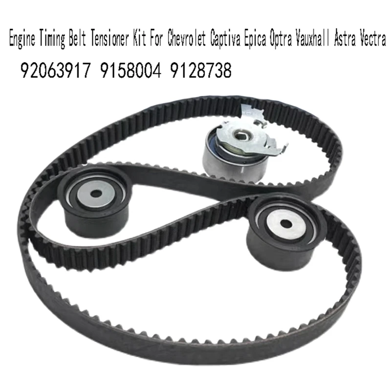 Kit de tensor de correa de distribución de motor, accesorio para Chevrolet Captiva Epica Optra Vauxhall Astra Vectra 92063917 9158004 9128738