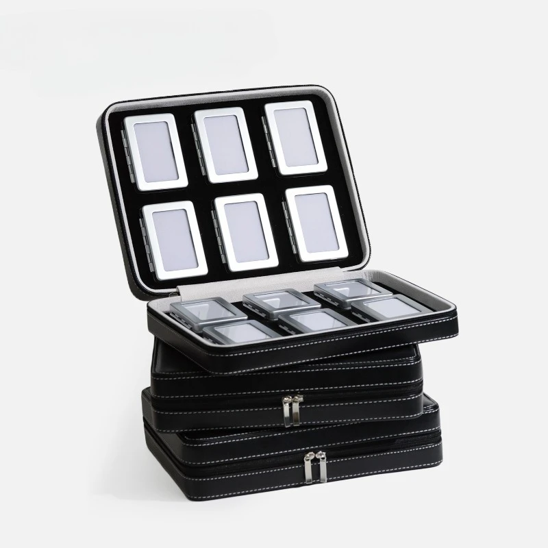 

New Design Metal Storage Box Diamond Organizer Tray Standard Gemstone Jewelry Case Gift Box
